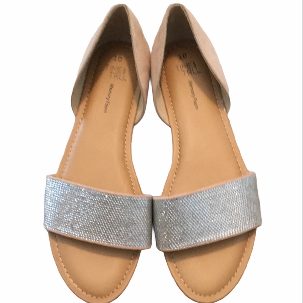 Women’s Time and Tru memory foam dress sandals